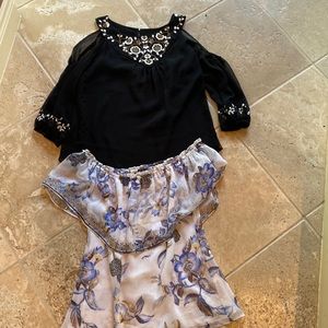 2 White House Black Market summer tops